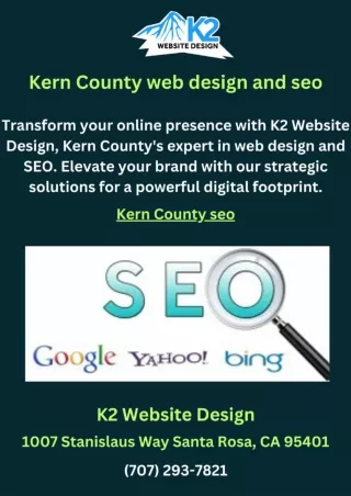 Kern County web design and seo