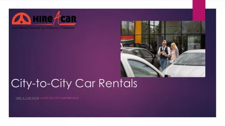 city to city car rentals