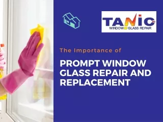 Importance of Prompt Window Glass Repair and Replacement