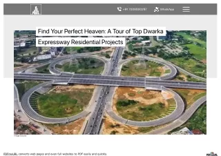 Best Projects In Dwarka Expressway