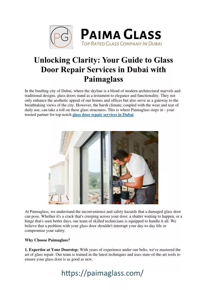 unlocking clarity your guide to glass door repair