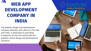 Web App Development Company In India