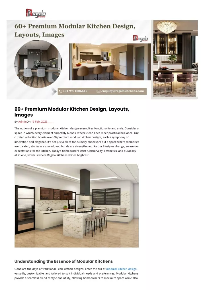 60 premium modular kitchen design layouts images