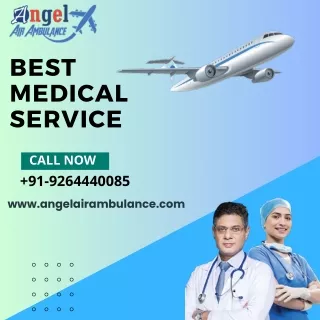 Angel Air Ambulance in Nagpur And Bhopal