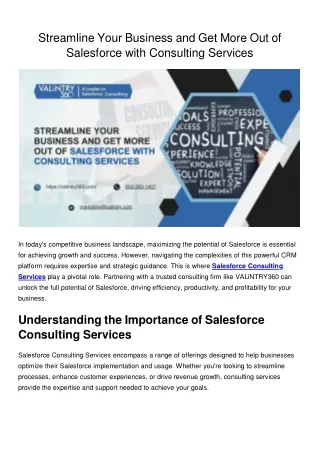 Streamline Your Business and Get More Out of Salesforce with Consulting Services (1)