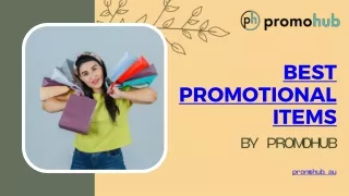 Get the Best Promotional Items from Promohub at Wholesale Price