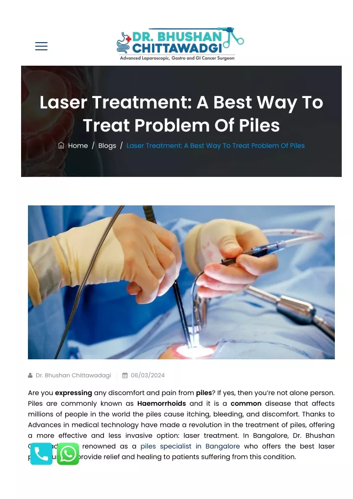 laser treatment a best way to treat problem
