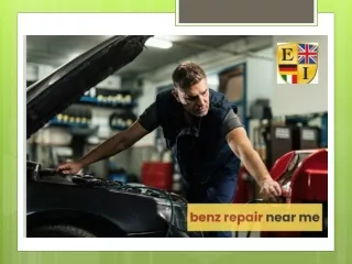 Efficient Benz Repair Close to Home: Book Your Appointment Today