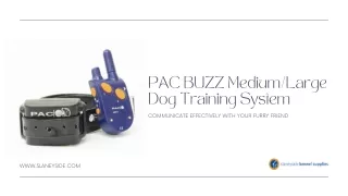 PAC BUZZ MediumLarge Dog Training System - Slaneyside Kennels