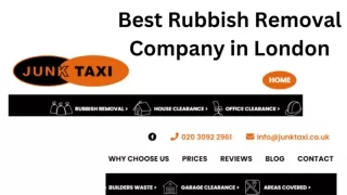 Best Rubbish Removal Company in London