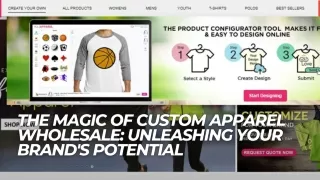 Custom apparel wholesale