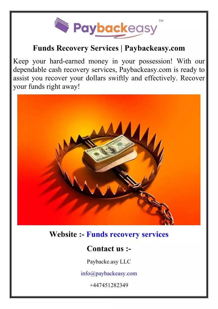 funds recovery services paybackeasy com