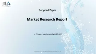 Recycled Paper Market Size & Growth Outlook 2024-2030
