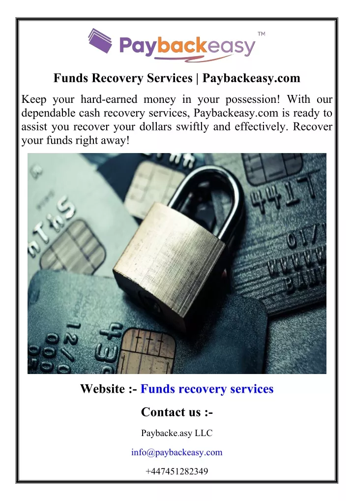 funds recovery services paybackeasy com