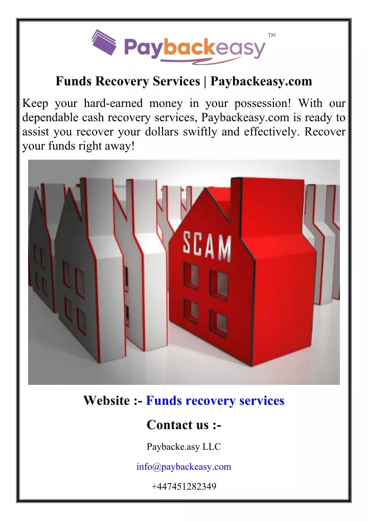 funds recovery services paybackeasy com