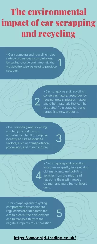 The environmental impact of car scrapping and recycling