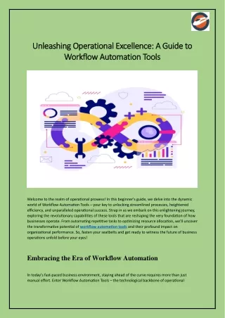 Unleashing Operational Excellence_ A Guide to Workflow Automation Tools