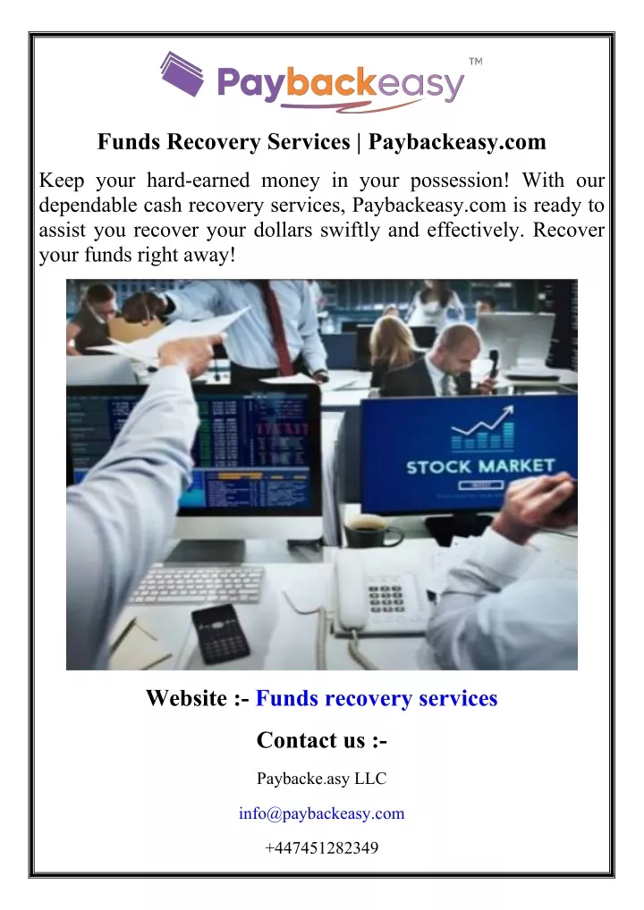 funds recovery services paybackeasy com