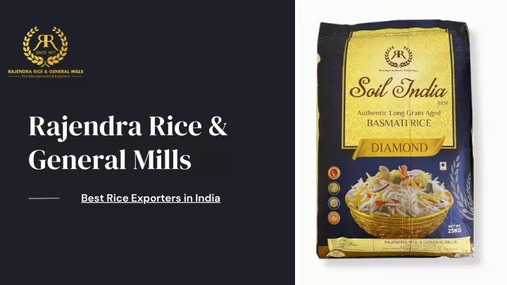 rajendra rice general mills