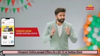 Cheapest Online pongal Offers for LED TV at Sathya Store