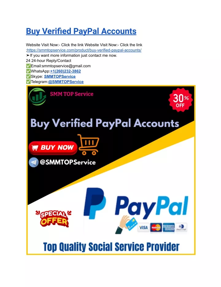 buy verified paypal accounts