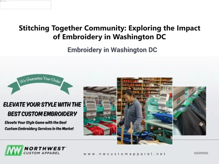 stitching together community exploring the impact of embroidery in washington dc