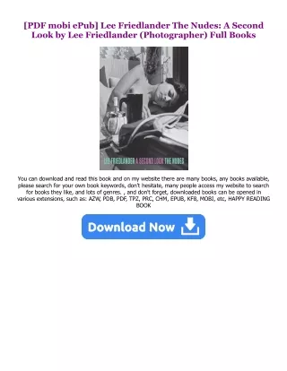 EPUB$ Lee Friedlander The Nudes: A Second Look [ PDF ] Ebook By  Lee Friedlander