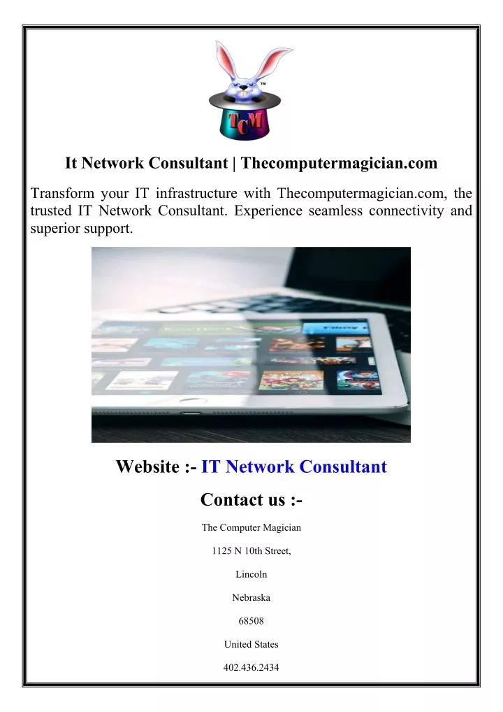it network consultant thecomputermagician com