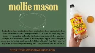 Apple Cider Vinegar Daily Shot Benefits | Mollie Mason