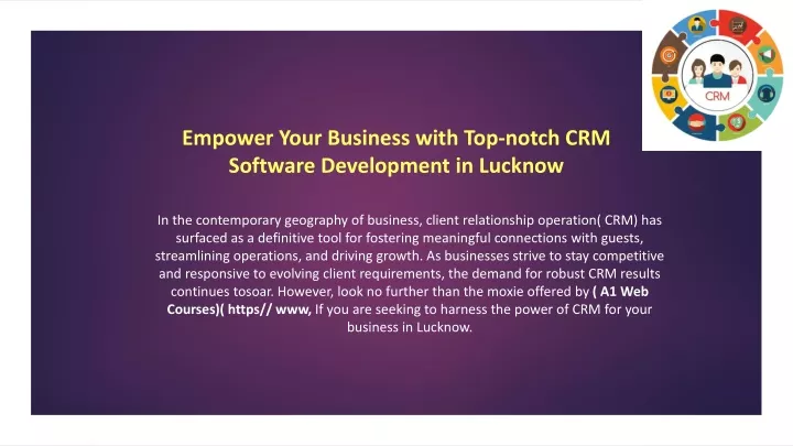 empower your business with top notch crm software