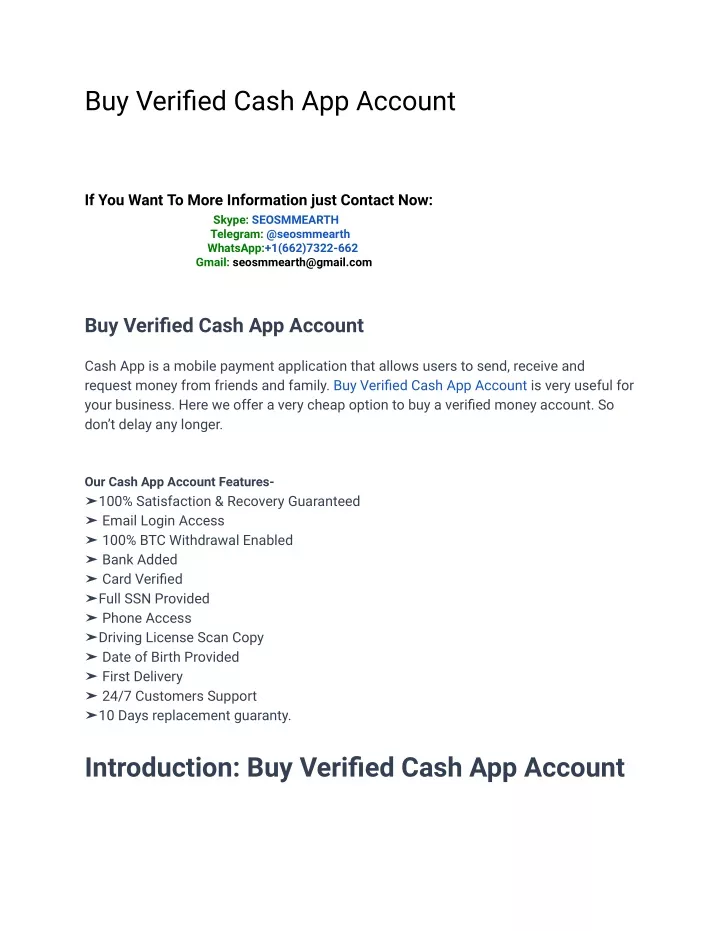 buy verified cash app account