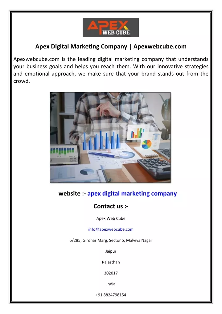 apex digital marketing company apexwebcube com