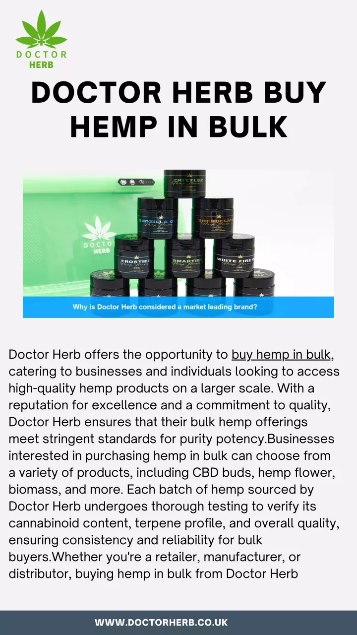 doctor herb buy hemp in bulk