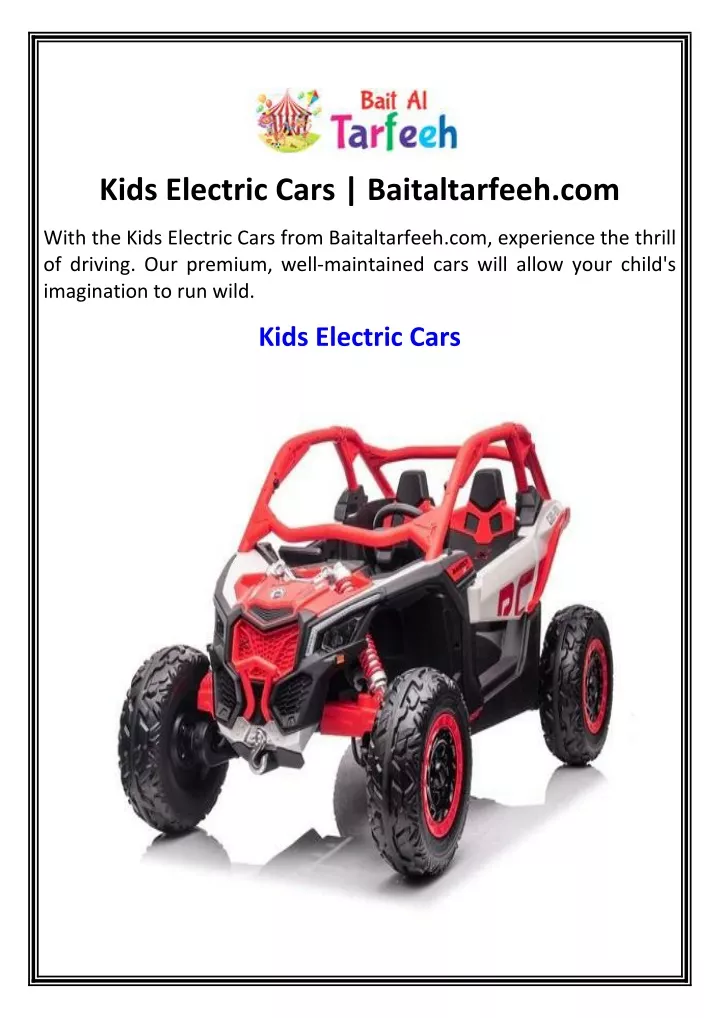 kids electric cars baitaltarfeeh com