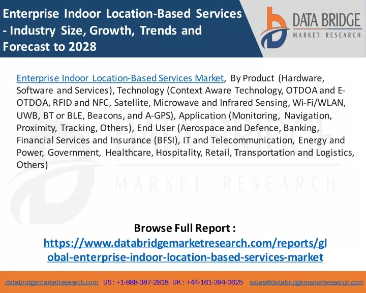 enterprise indoor location based services