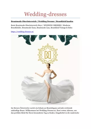 wedding dresses