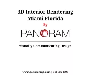 3D Interior Rendering Miami Florida