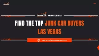 Driving Deals: Finding the Top Junk Car Buyer in Las Vegas