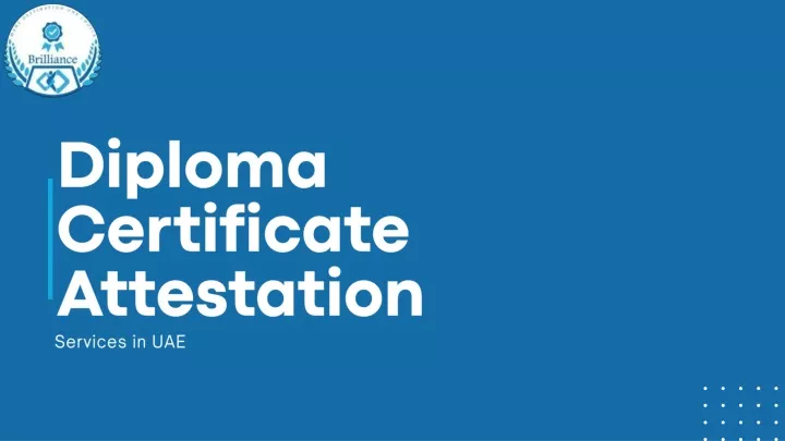 diploma certificate attestation