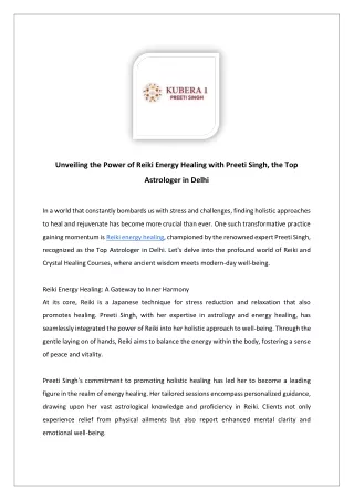 unveiling the power of reiki energy healing with