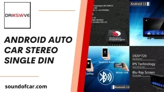 Android Auto Car Stereo Single Din