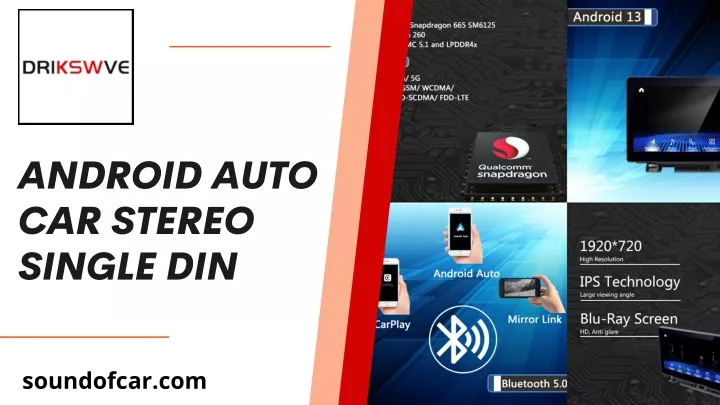 android auto car stereo single din