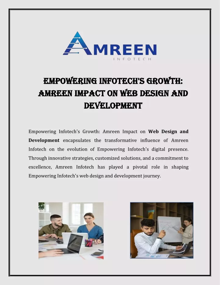 empowering empowering infotech s amreen impact