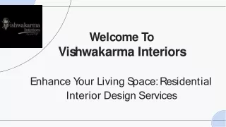 Residential Interior Designer | Vishwakarma Interiors