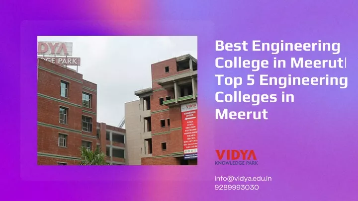 best engineering college in meerut