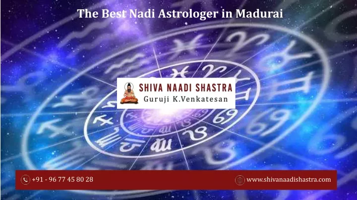 the best nadi astrologer in madurai