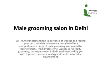 Male grooming salon in Delhi
