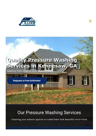 Best Pressure Washing Company in Kennesaw GA