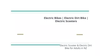 Electric Bikes | Electric Dirt Bike | Electric Scooters