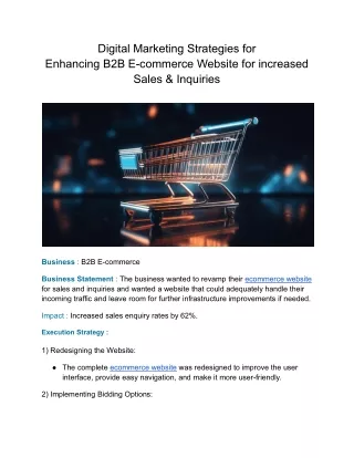 digital marketing strategies for enhancing